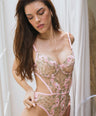 Selene Pink Bodysuit Takımı