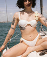 Blossom White Bikini Takımı