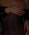 Noir Veil Body Suit Takımı