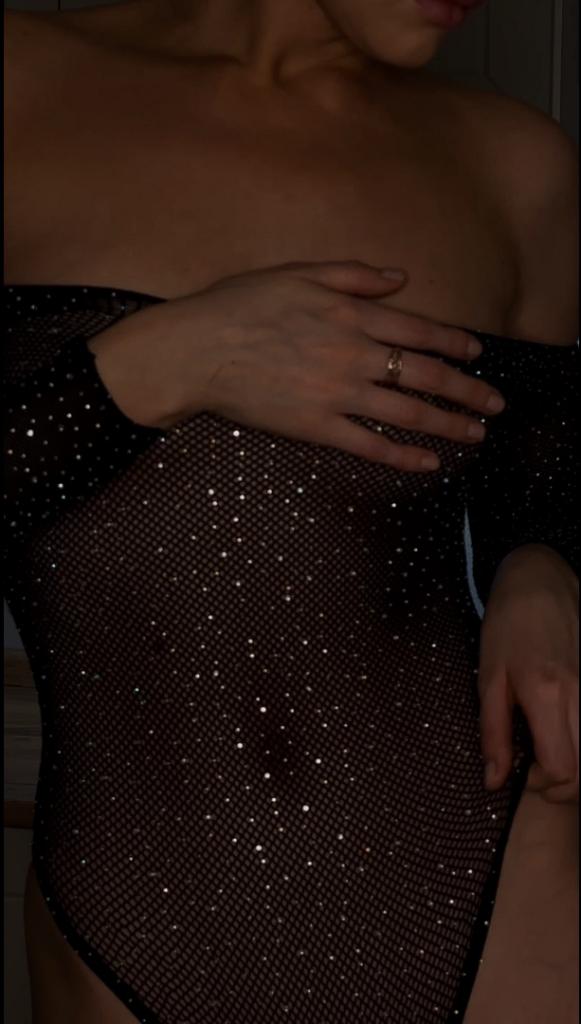 Noir Veil Body Suit Takımı