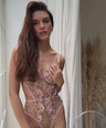 Selene Pink Bodysuit Takımı